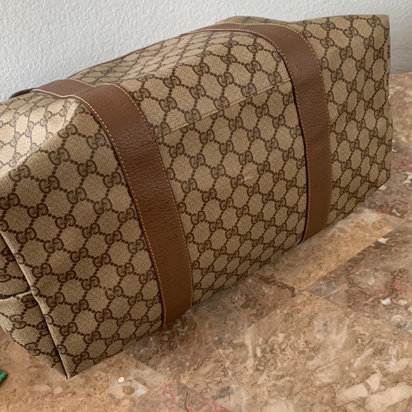 ❤️❤️SOLD❤️❤️Gucci GG pvc vintage travel/tote bag - Picture 7 of 17